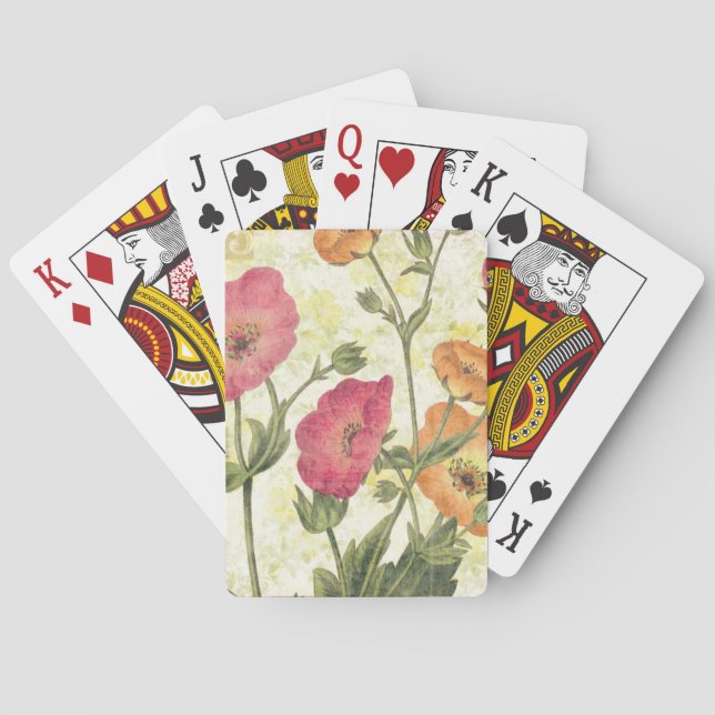 Colourful Daisies Playing Cards (Back)