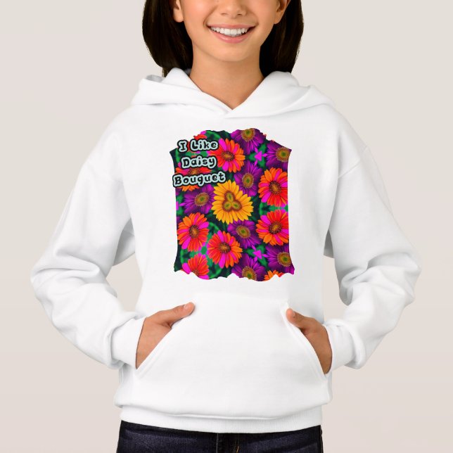 Colourful Daisy Bouquet Pattern (Front)