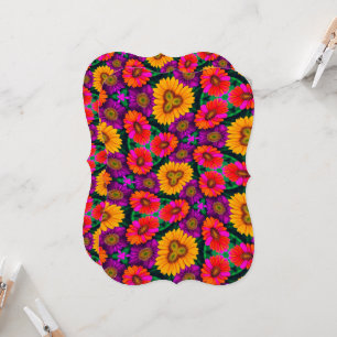 Colourful Daisy Bouquet Pattern
