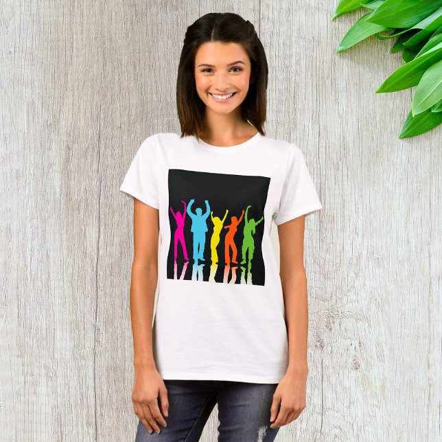 Colourful Dancers Dancing Around T-Shirt (Creator Uploaded)