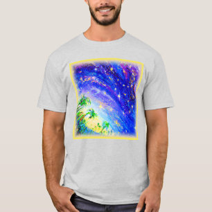 Colourful Dancing Jungle in The Sky. Buy Now T-Shirt