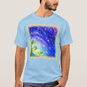 Colourful Dancing Jungle in The Sky. Buy Now T-Shirt