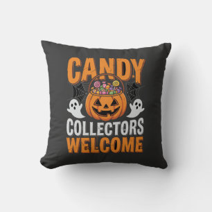 Colourful Dancing Skeletons Halloween Party Cushion