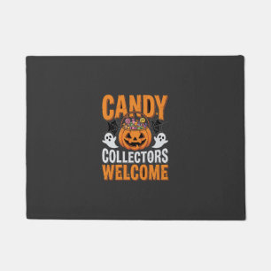 Colourful Dancing Skeletons Halloween Party Doormat