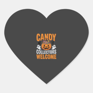Colourful Dancing Skeletons Halloween Party Heart Sticker
