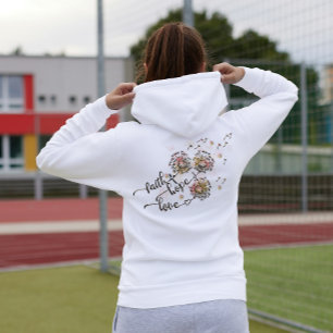 Colourful Dandelions Christian Faith Hope Love Hoodie
