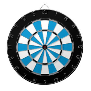 Colourful Dart Board in Carolina colours