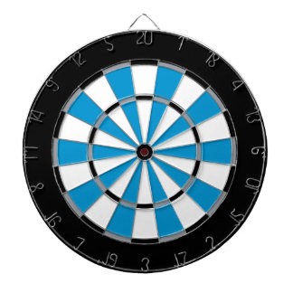 Colourful Dart Board in Carolina colours