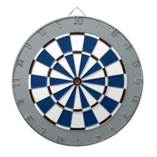 Colourful Dart Board in Dallas colours