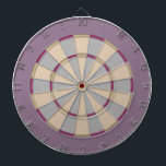 Colourful Dart Board in Mauve Neutrals<br><div class="desc">Dart board in cool colours instead of the usual red and black (or a photo where you can't see the targets).
 This is great for the game room or a teens bedroom.
 Colours range from crazy to subdued so you are sure to find the right fit.</div>