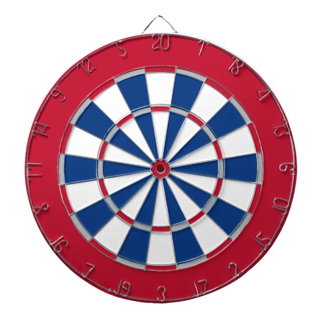 Colourful Dart Board in New York colours (Front)