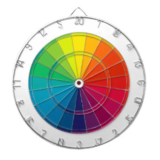 Colourful Dart Board Rainbow