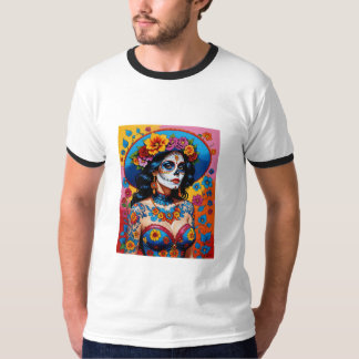 Colourful Day of the Dead Beauty Tee