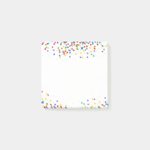 Colourful Decorative Round Confetti - Post-it Post-it Notes