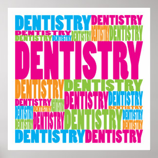 Colourful Dentistry Poster
