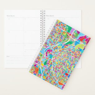Colourful Denver Map Planner