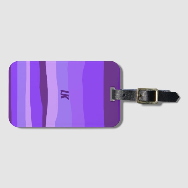 Colourful Desert Luggage Tag (Front Horizontal)