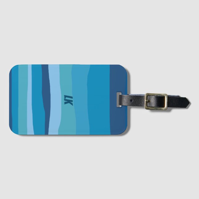 Colourful Desert Luggage Tag (Front Horizontal)