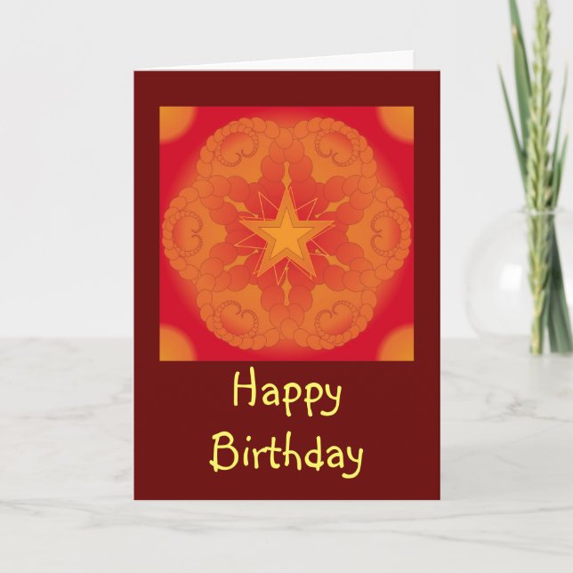 Colourful Design / Birthday Card (Front)