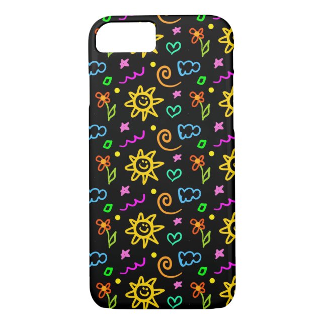Colourful design of background for kids Case-Mate iPhone case (Back)