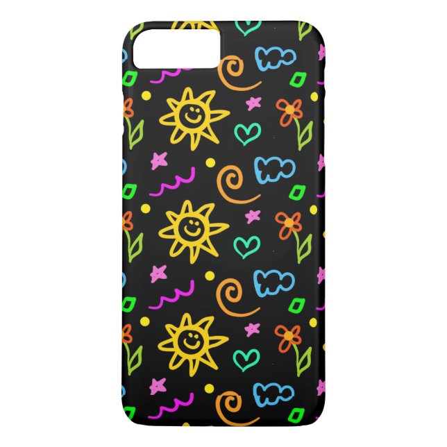 Colourful design of background for kids Case-Mate iPhone case (Back)