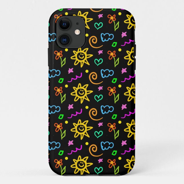 Colourful design of background for kids Case-Mate iPhone case (Back)