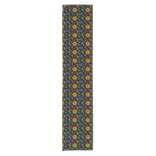 Colourful design of background for kids short table runner