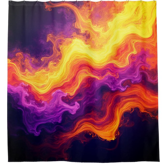 Colourful Design Shower Curtain (Front)