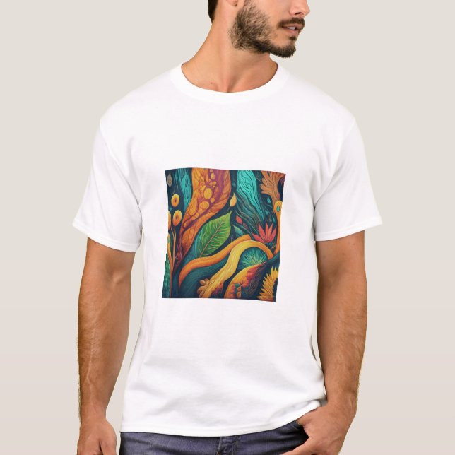 Colourful design T-Shirt (Front)
