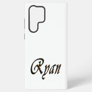 Colourful Designed Ryan Name, Samsung Galaxy Case