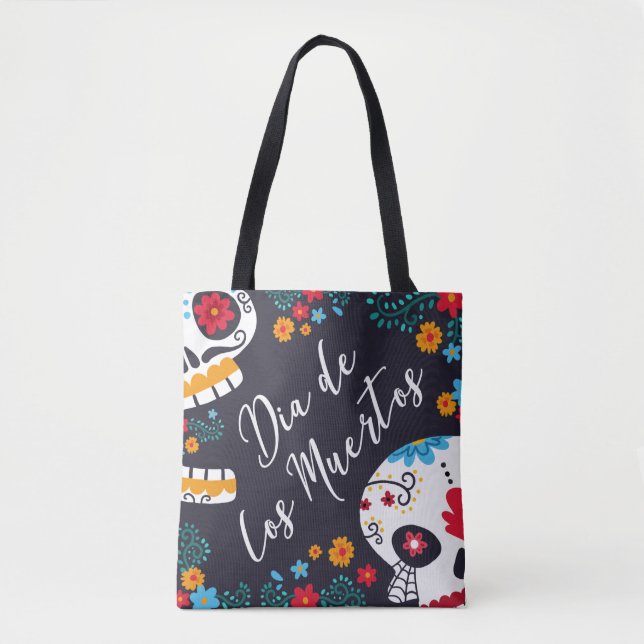 Colourful Dia de los Muertos | Tote Bag (Front)