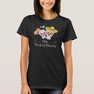 Colourful Dia de Muertos Party Shirt
