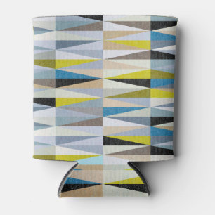 Colourful Diamond Floor Tiles Texture Can Cooler