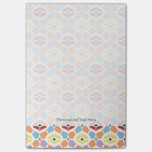 Colourful diamonds ikat geometric post-it notes