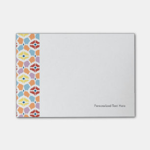 Colourful diamonds ikat geometric post-it notes