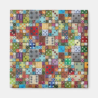 Colourful Dice Magnet