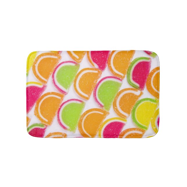 Colourful Different Jelly Candy Bath Mat (Front)