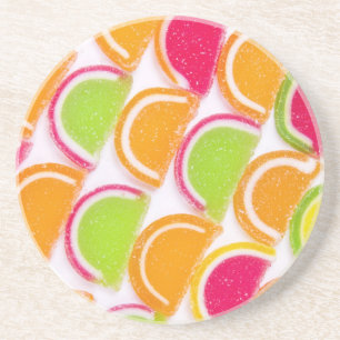Colourful Different Jelly Candy Coaster