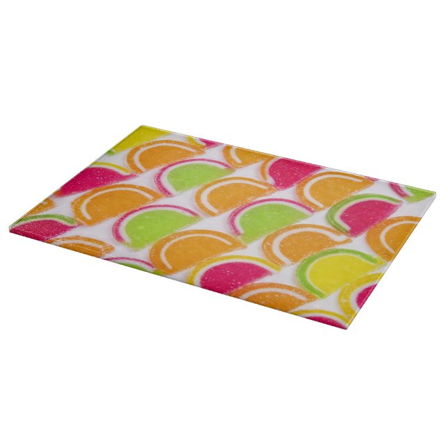 Colourful Different Jelly Candy Cutting Board (Corner)