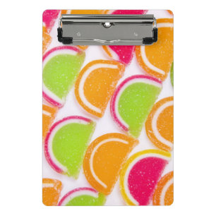 Colourful Different Jelly Candy Mini Clipboard
