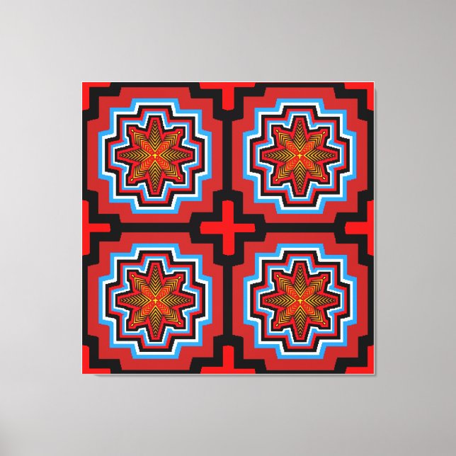 Colourful Digital 3D Canvas Art – Perfect Wall Déc (Front)