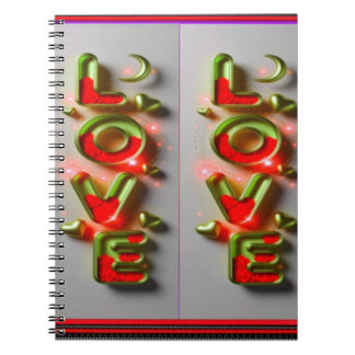 Colourful Digital 3D Design Classic Notebook – Per