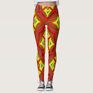 Colourful Digital 3D Design Leggings – Perfect Fit