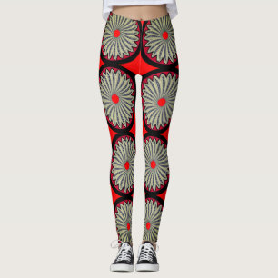 Colourful Digital 3D Design Leggings – Perfect Fit