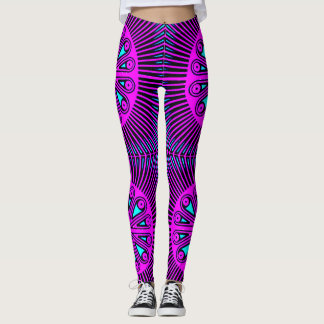 Colourful Digital 3D Design Leggings – Perfect Fit