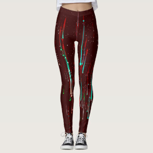 Colourful Digital 3D Design Leggings – Perfect Fit