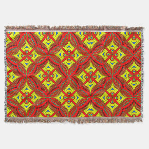 Colourful Digital 3D Design Throw Blanket – Perfec