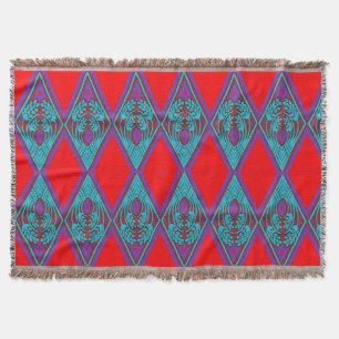 Colourful Digital 3D Design Throw Blanket – Perfec