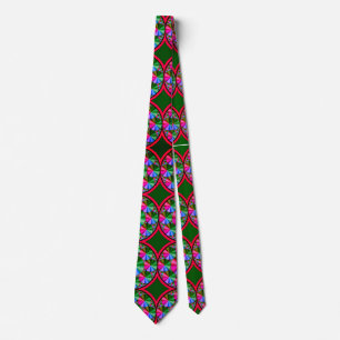 Colourful Digital 3D Design Tie – Perfect Size   I