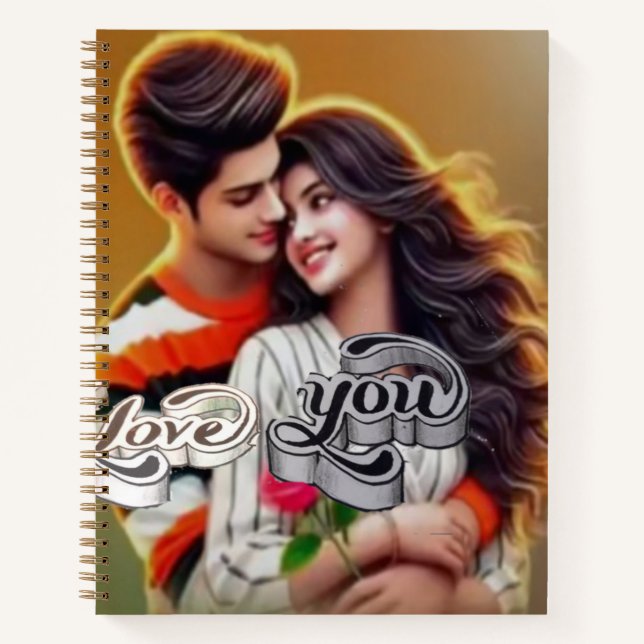 Colourful Digital 3D Spiral Notebook – Perfect Siz (Front)